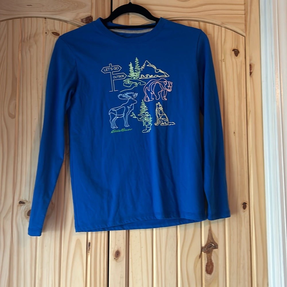 NWOT Bundle of 3 Eddie Bauer Kids Long Sleeve Tops Size Large - Picture 3 of 5